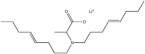  2-[Di(4-octenyl)amino]propanoic acid lithium salt