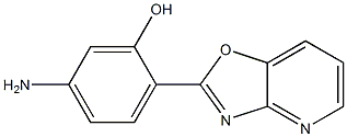 2-[Oxazolo[4,5-b]pyridin-2-yl]-5-aminophenol Struktur