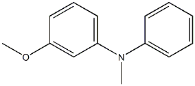 N-Methyl-N-phenyl-3-methoxyaniline Structure