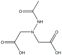 2,2'-(Acetylaminoimino)bisacetic acid Struktur