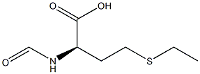 (R)-4-(Ethylthio)-2-(formylamino)butanoic acid Structure
