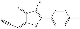 2-Cyanomethylene-4-chloro-5-(4-methylphenyl)furan-3(2H)-one