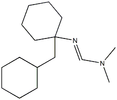 N2-(4-Cyclohexylmethylcyclohexyl)-N1,N1-dimethylformamidine Struktur