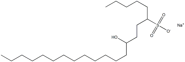 9-Hydroxydocosane-6-sulfonic acid sodium salt