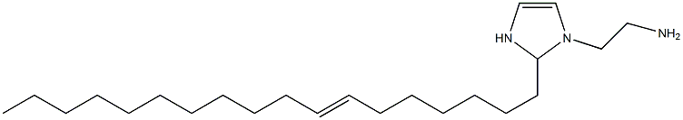 1-(2-Aminoethyl)-2-(7-octadecenyl)-4-imidazoline,,结构式