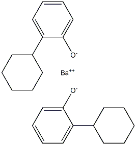 Barium bis(2-cyclohexylphenolate) Structure