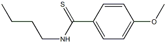 N-Butyl-p-methoxybenzothioamide Struktur