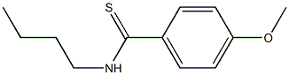 N-Butyl-p-methoxybenzothioamide Structure