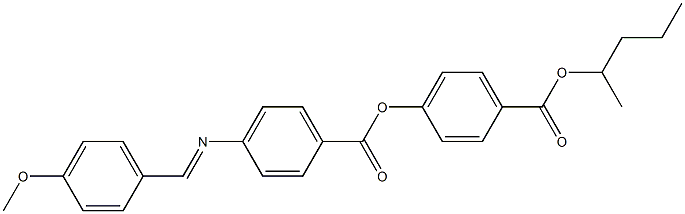 4-[4-(4-Methoxybenzylideneamino)benzoyloxy]benzoic acid (1-methylbutyl) ester