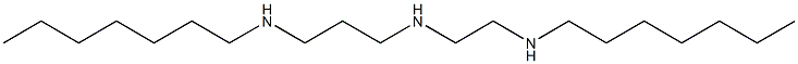 N-[2-(Heptylamino)ethyl]-N'-heptyl-1,3-propanediamine Struktur