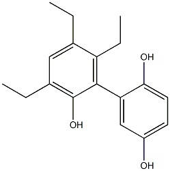 3',5',6'-Triethyl-1,1'-biphenyl-2,2',5-triol Structure