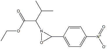 3-Methyl-2-[3-(p-nitrophenyl)oxaziridin-2-yl]butyric acid ethyl ester