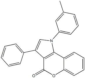 1-(3-Methylphenyl)-3-phenyl[1]benzopyrano[4,3-b]pyrrol-4(1H)-one|