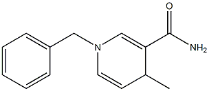 1-Benzyl-1,4-dihydro-4-methylpyridine-3-carboxamide Structure