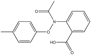 2-(4-Methylphenoxyacetylamino)benzoic acid Struktur