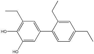  3-Ethyl-5-(2,4-diethylphenyl)benzene-1,2-diol