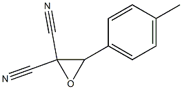 3-(p-Tolyl)oxirane-2,2-dicarbonitrile Structure