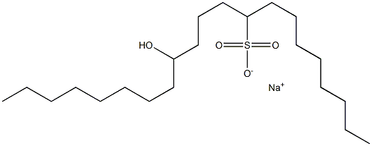 13-Hydroxyhenicosane-9-sulfonic acid sodium salt