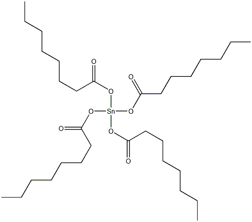 四オクタン酸すず(IV) 化学構造式