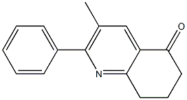 2-Phenyl-3-methyl-7,8-dihydroquinolin-5(6H)-one Structure