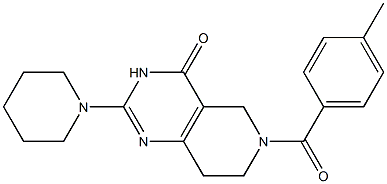  2-Piperidino-6-(4-methylbenzoyl)-5,6,7,8-tetrahydropyrido[4,3-d]pyrimidin-4(3H)-one