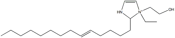 1-Ethyl-1-(2-hydroxyethyl)-2-(5-tetradecenyl)-4-imidazoline-1-ium|