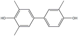 3,3',5-Trimethyl-1,1'-biphenyl-4,4'-diol Structure