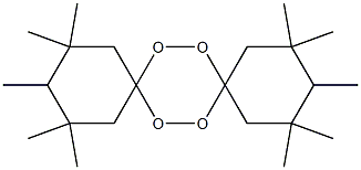 2,2,3,4,4,11,11,12,13,13-Decamethyl-7,8,15,16-tetraoxadispiro[5.2.5.2]hexadecane 结构式