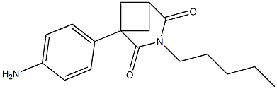 1-(4-Aminophenyl)-3-pentyl-3-azabicyclo[3.1.1]heptane-2,4-dione
