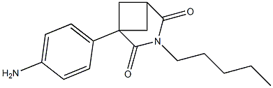  1-(4-Aminophenyl)-3-pentyl-3-azabicyclo[3.1.1]heptane-2,4-dione