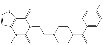 1-Methyl-3-[2-[4-(4-fluorobenzoyl)piperidino]ethyl]thieno[3,2-d]pyrimidine-2,4(1H,3H)-dione