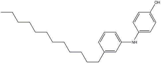 3'-Dodecyl[iminobisbenzen]-4-ol Struktur