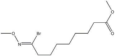9-Bromo-9-(methoxyimino)nonanoic acid methyl ester