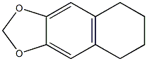 1,2,3,4-テトラヒドロ-6,7-メチレンジオキシナフタレン 化学構造式