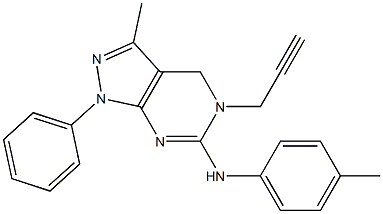 5-(2-Propynyl)-6-(p-tolylamino)-3-methyl-1-phenyl-4,5-dihydro-1H-pyrazolo[3,4-d]pyrimidine