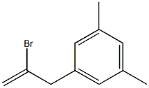 1-(2-Bromoallyl)-3,5-dimethylbenzene 结构式