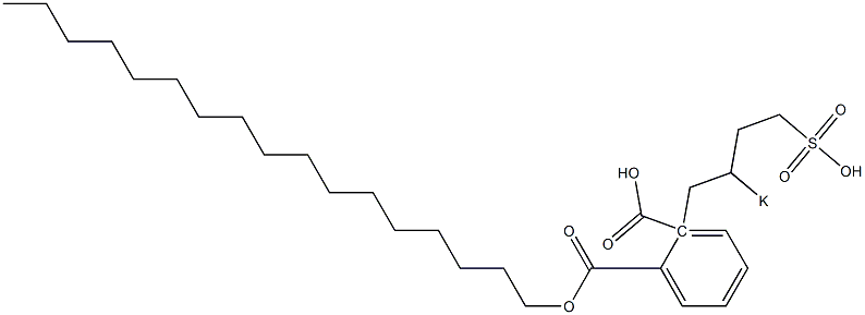  Phthalic acid 1-heptadecyl 2-(2-potassiosulfobutyl) ester