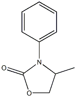 3-Phenyl-4-methyloxazolidine-2-one 结构式