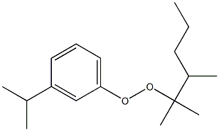 3-Isopropylphenyl 1,1,2-trimethylpentyl peroxide Struktur