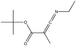 1-(tert-Butyloxycarbonyl)-1-methyl-N-ethylketenimine Struktur