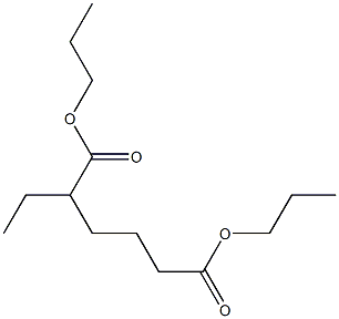 Hexane-1,4-dicarboxylic acid dipropyl ester 结构式