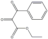 3-フェニル-2,3-ジオキソプロパン酸エチル 化学構造式