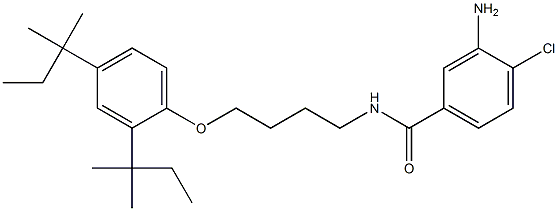 3-Amino-4-chloro-N-[4-(2,4-di-tert-pentylphenoxy)butyl]benzamide