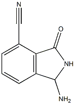 3-Amino-7-cyano-2,3-dihydro-1H-isoindol-1-one 结构式