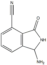 3-Amino-7-cyano-2,3-dihydro-1H-isoindol-1-one,,结构式