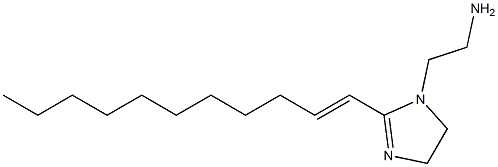 1-(2-アミノエチル)-2-(1-ウンデセニル)-2-イミダゾリン 化学構造式