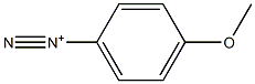 4-Methoxybenzenediazonium Structure