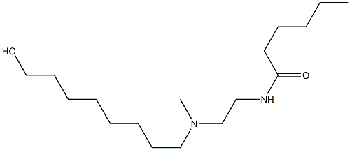 N-[2-[N-(8-Hydroxyoctyl)-N-methylamino]ethyl]hexanamide Structure