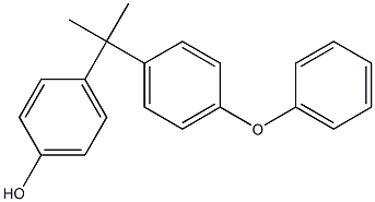 4-[1-Methyl-1-(4-phenoxyphenyl)ethyl]phenol Structure