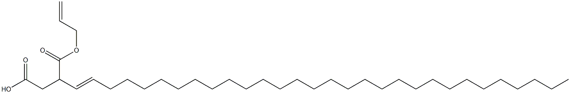 3-(1-Triacontenyl)succinic acid 1-hydrogen 4-allyl ester,,结构式